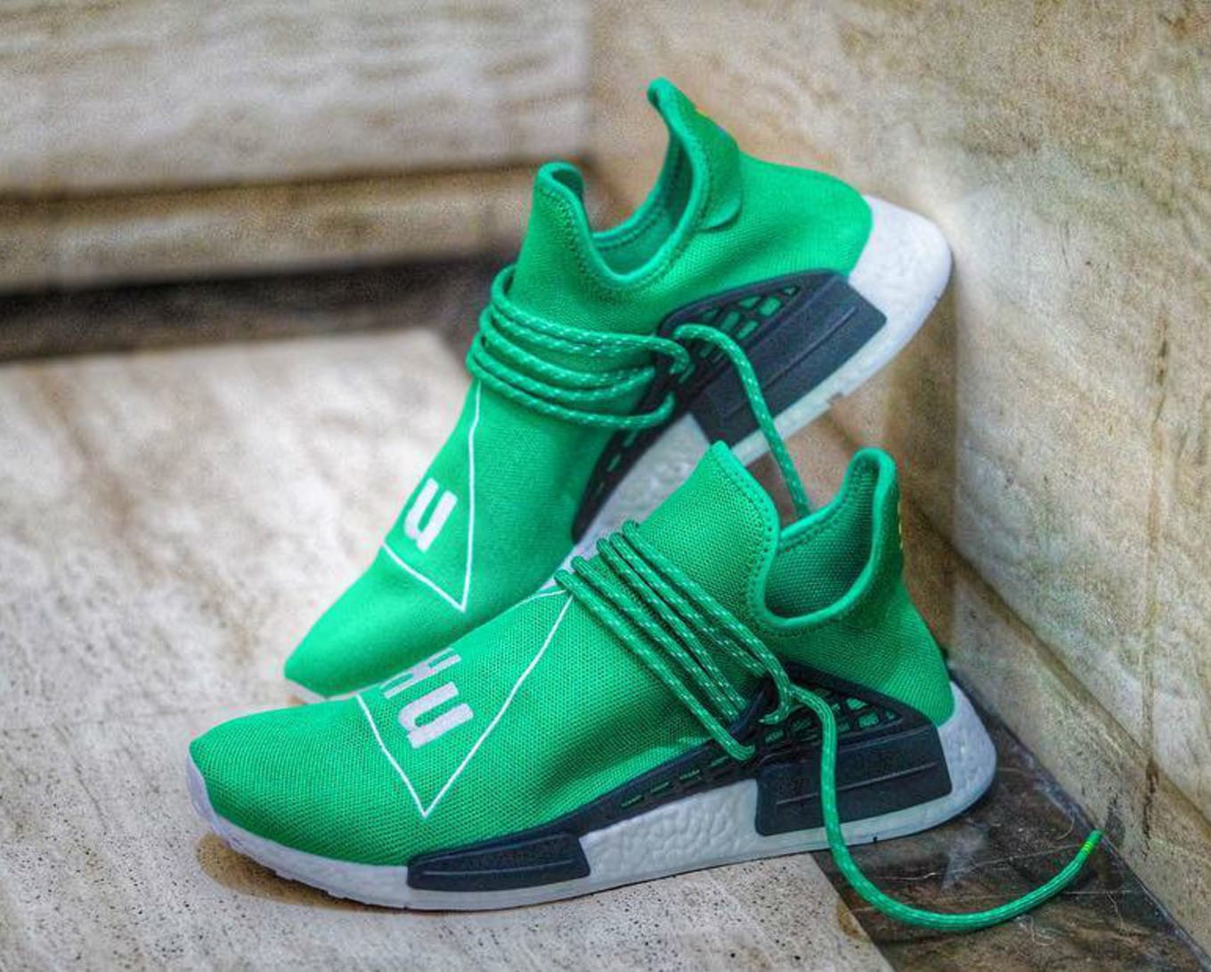 Pharrell x adidas NMD Green Human Race 