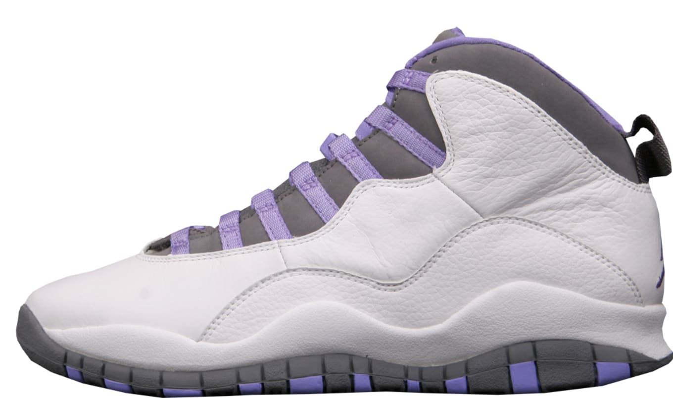 jordan 10 purple and white