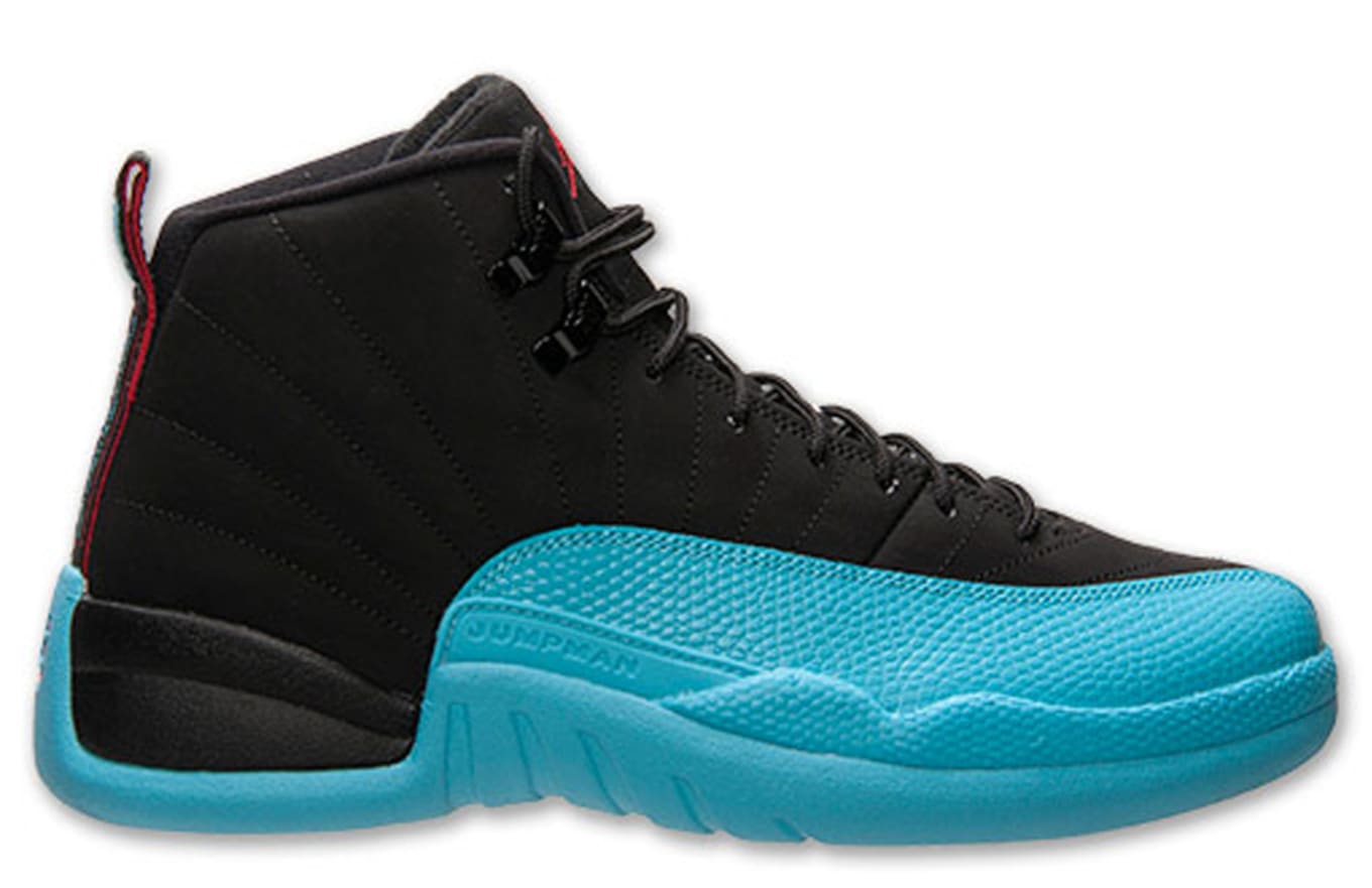 teal and white jordan 12s