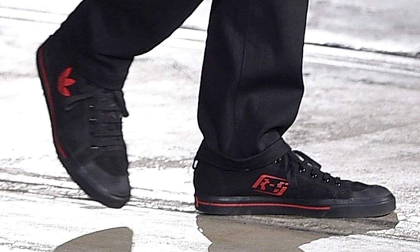 raf simons x adidas black