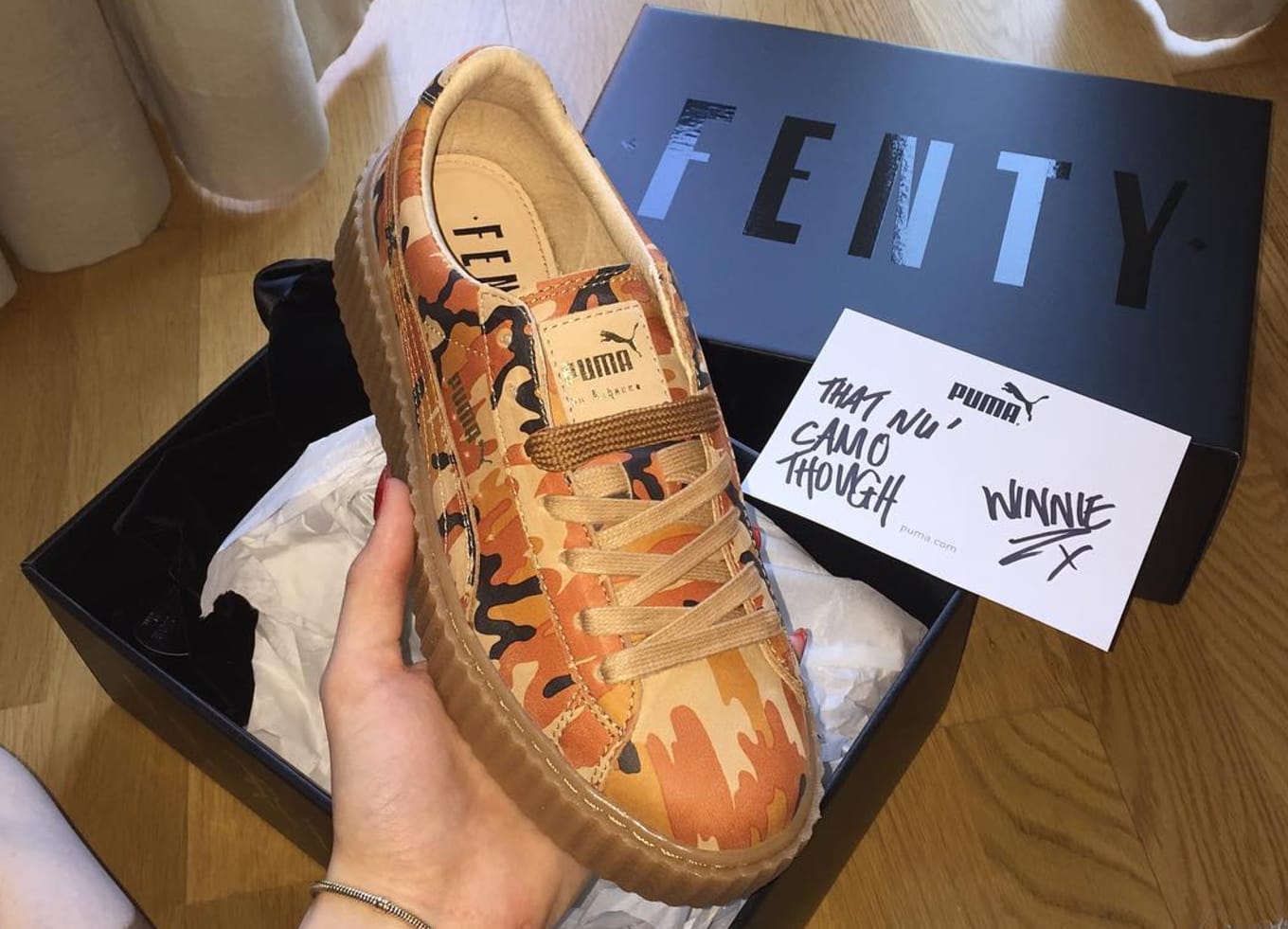 Geniet Automatisch inzet Rihanna Puma Creeper Camo | Sole Collector