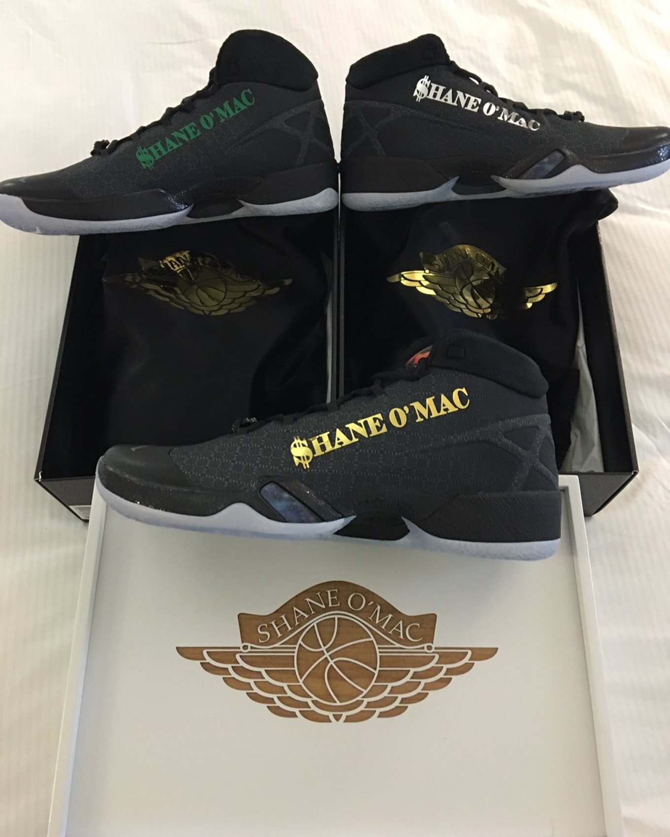 Shane Mcmahon Air Jordan 30 Wrestlemania Custom Sole Collector shane mcmahon air jordan 30