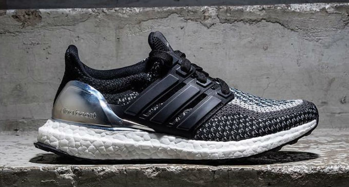 adidas ultra boost black and silver