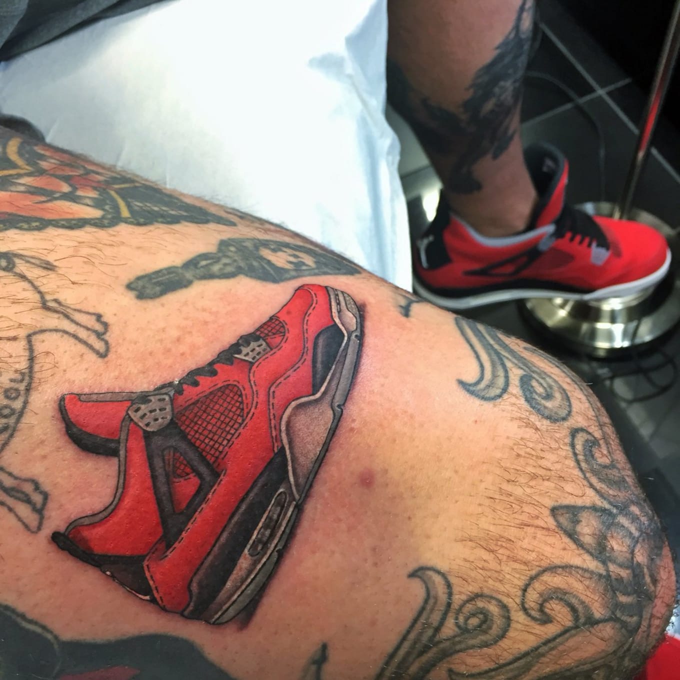 jordan 5 tattoo