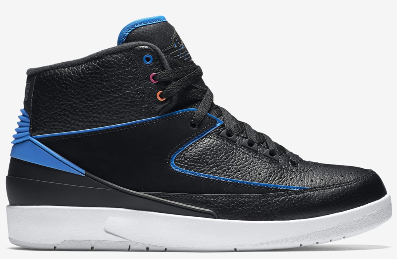 jordan 2 black and blue