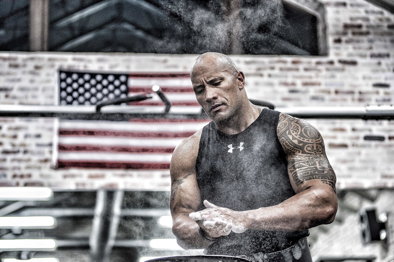 the rock under armour contract