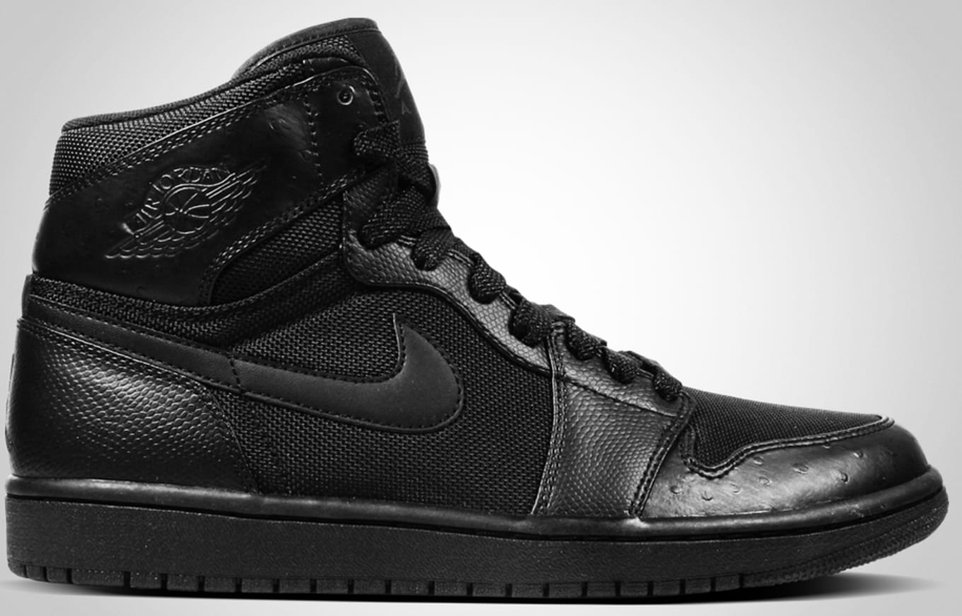 all black air jordan 1 high