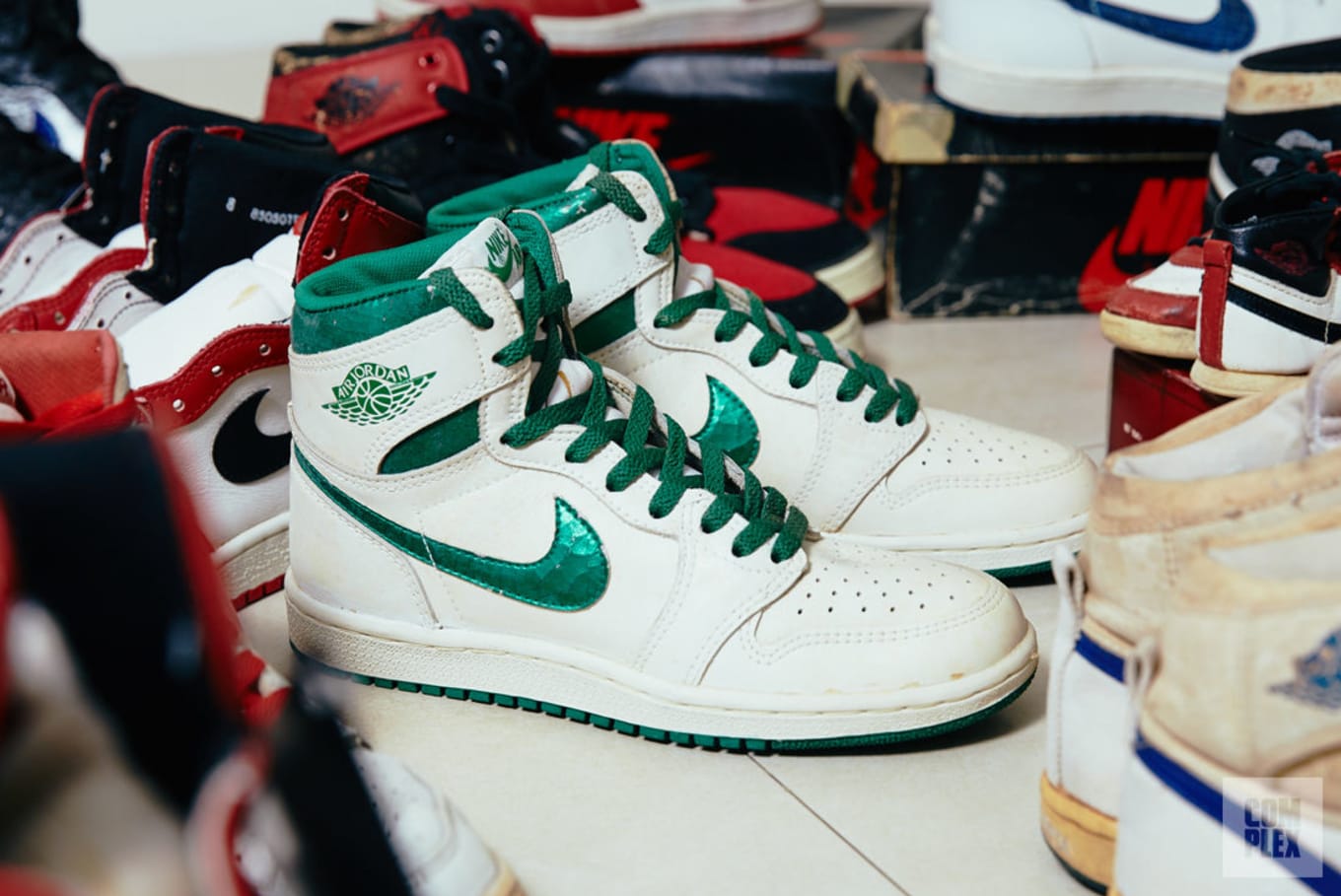 Vintage Jordans Slashed Customs Sole Collector