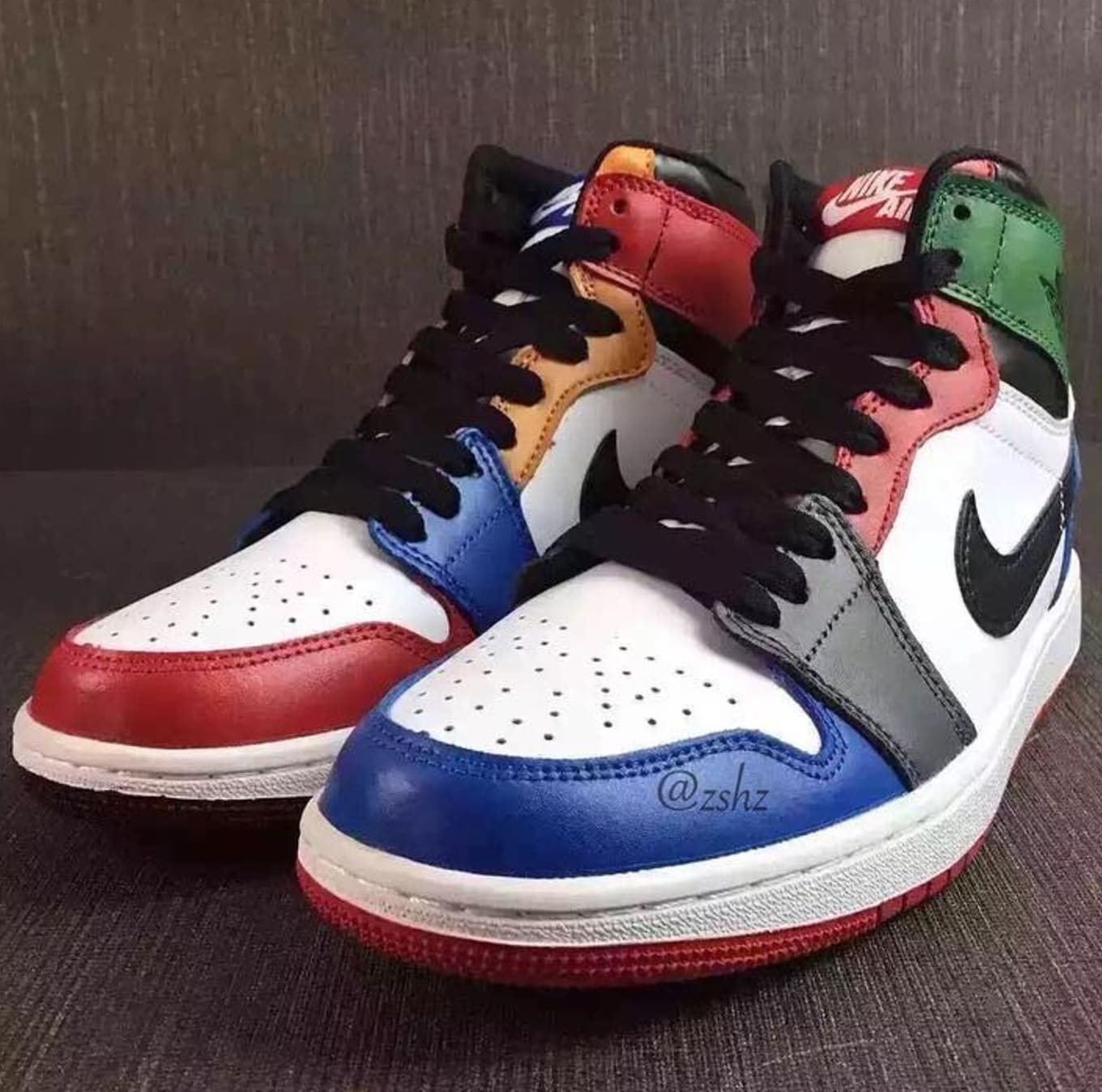 what are air jordan 1 made of