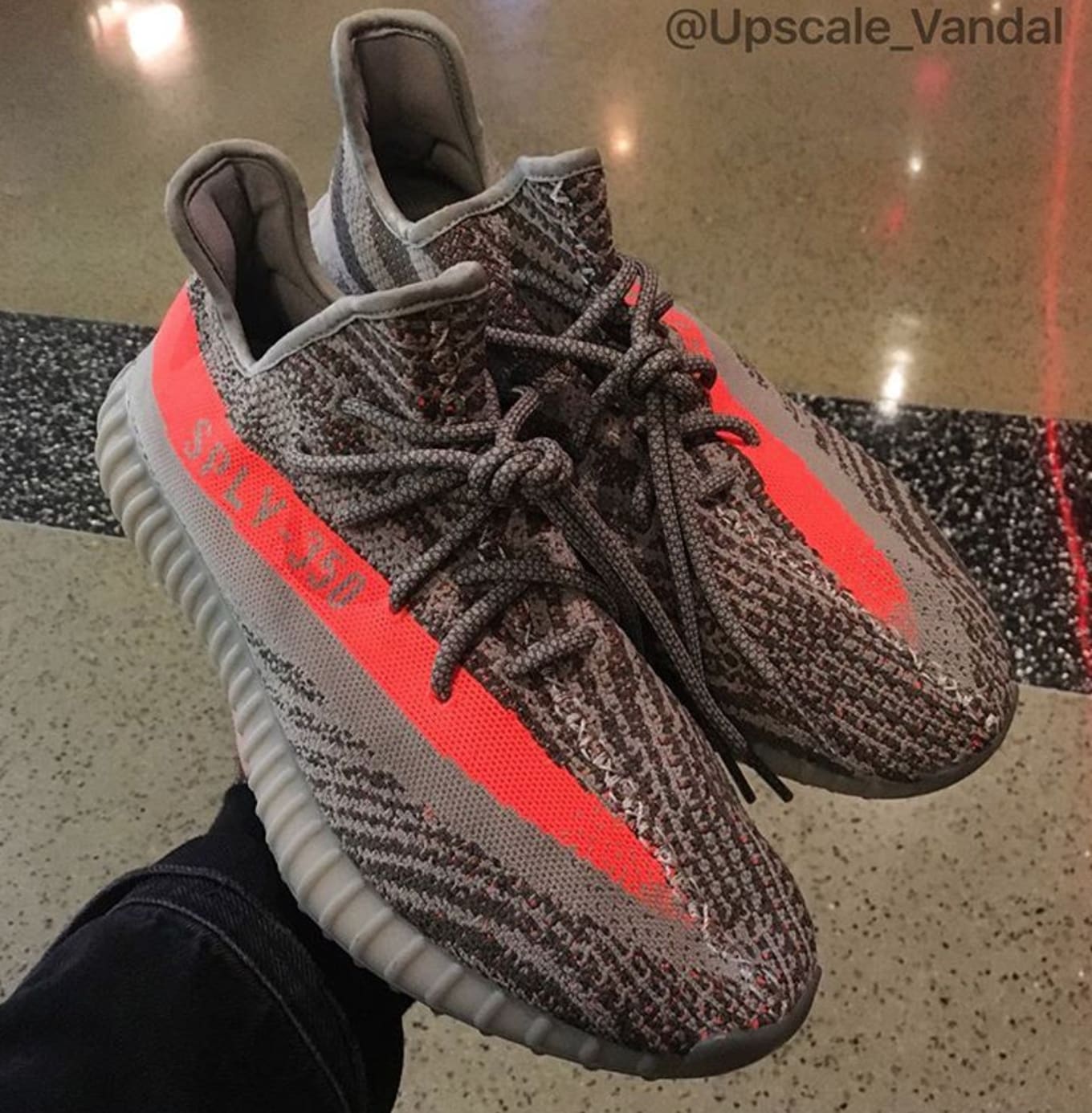 yeezy 350 grey and orange