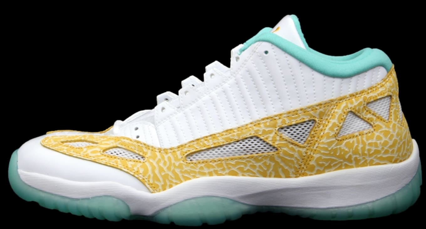 jordan 11 white and yellow