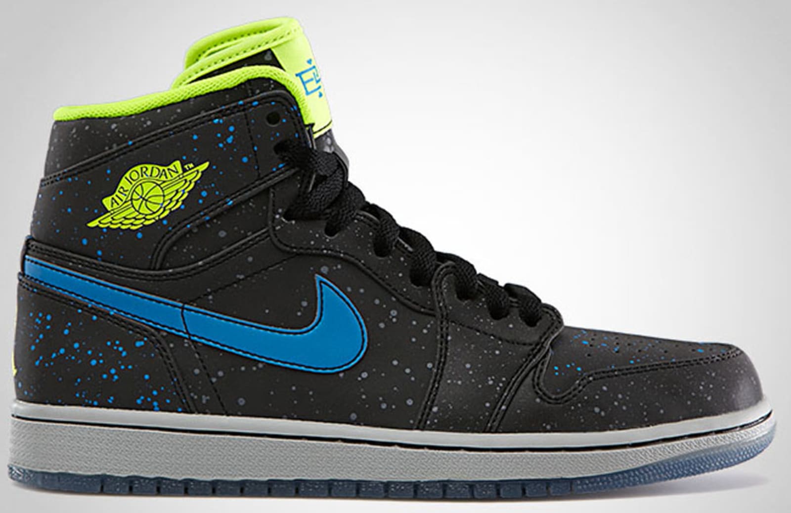 Air Jordan 1 Retro High BHM Black Volt Photo Blue White