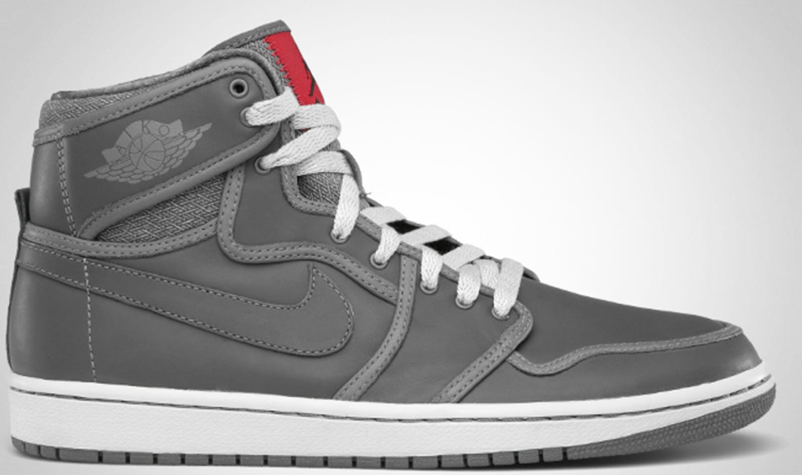 Air Jordan 1 Retro KO High Premium Light Graphite Back Varsity Red