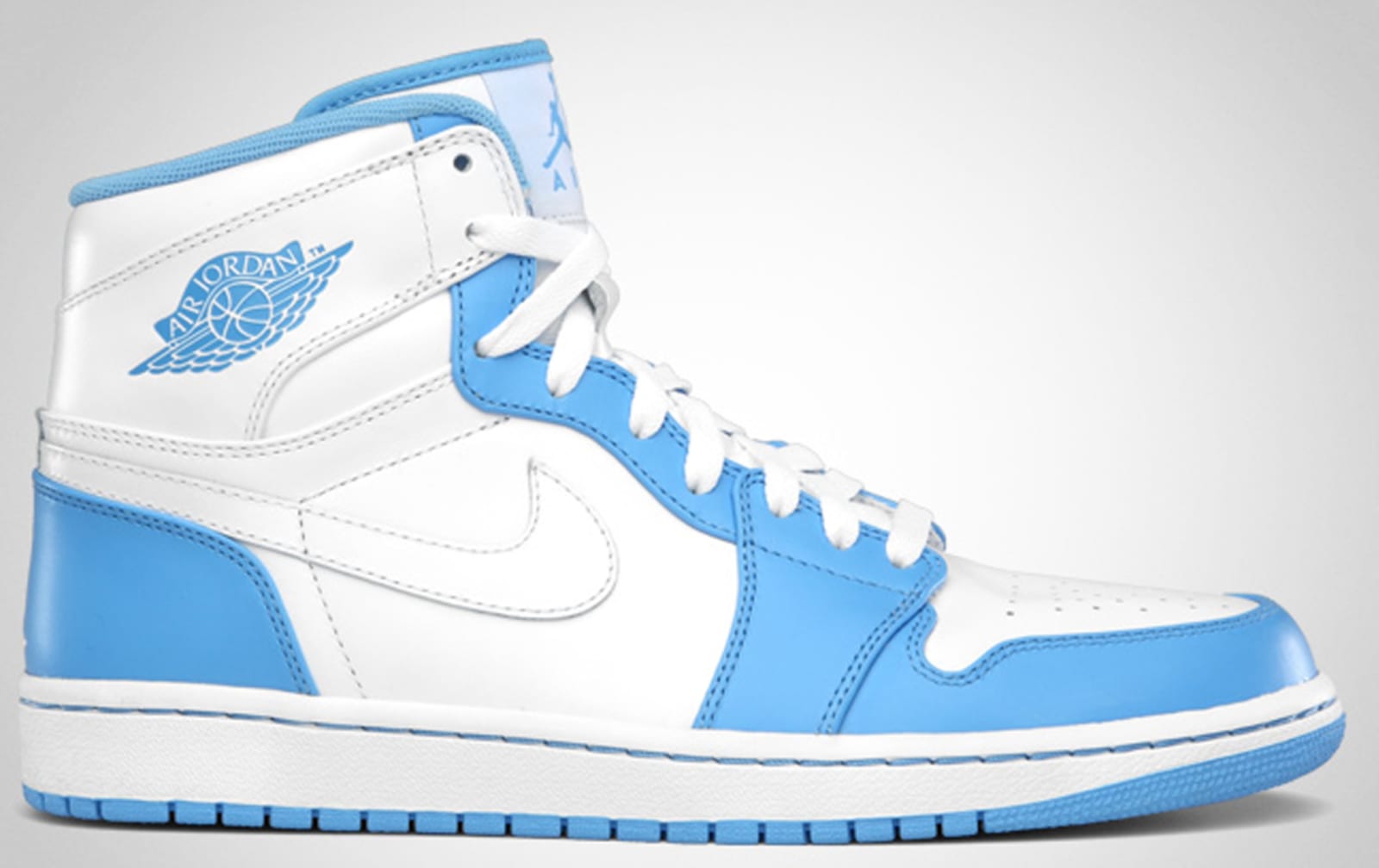Air Jordan 1 High Retro White White University Blue