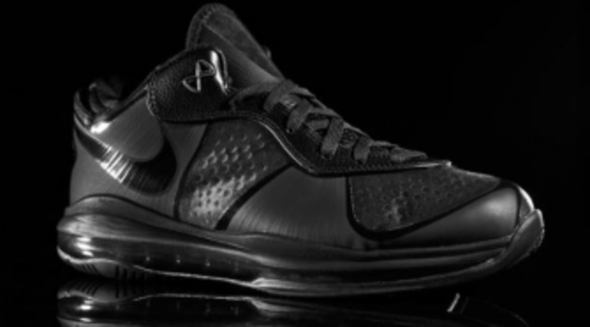 lebron 8 low black