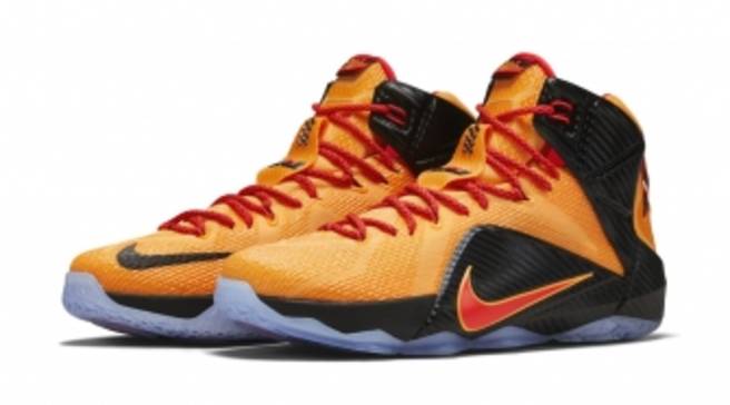 lebron 12 laser orange