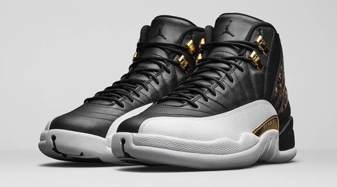 air jordans 12 black and white