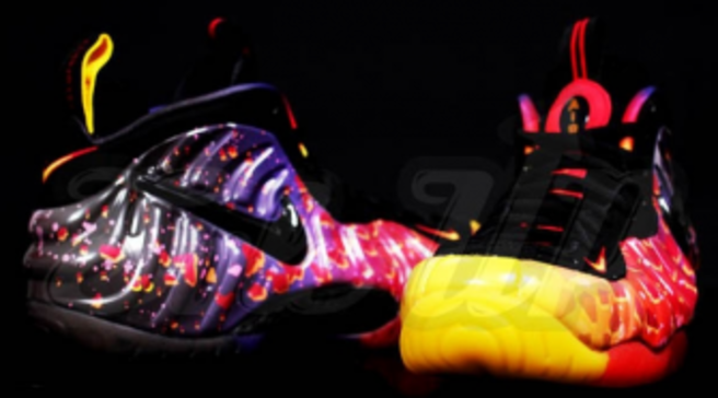 Air Foamposite Pro Black BattleBlue Total ...Amazon.com