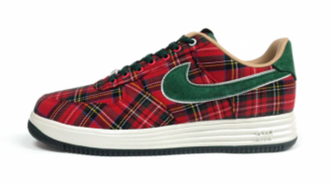 nike air force one tartan