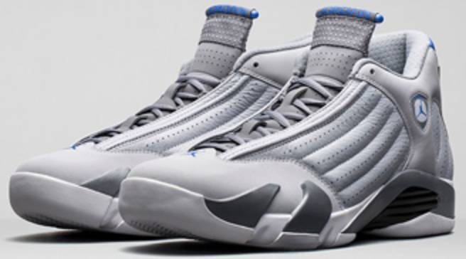 grey and blue 14s
