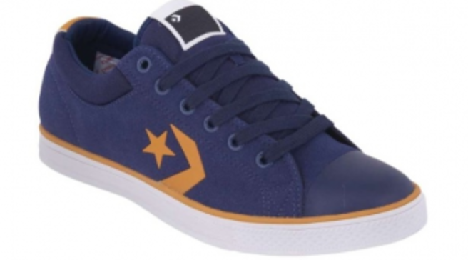 blue and gold converse