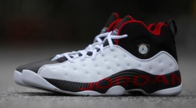 red and black team jordans