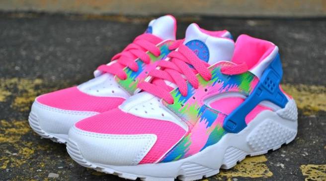 huarache shoes colorful