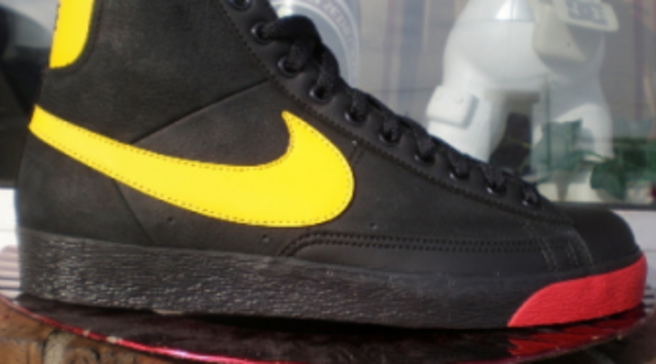 nike blazer hi black