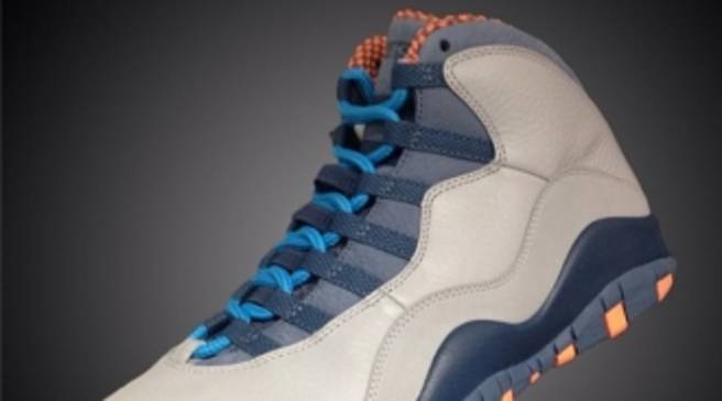 blue orange jordan 10