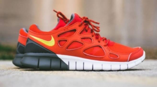 nike free run 2.0 black