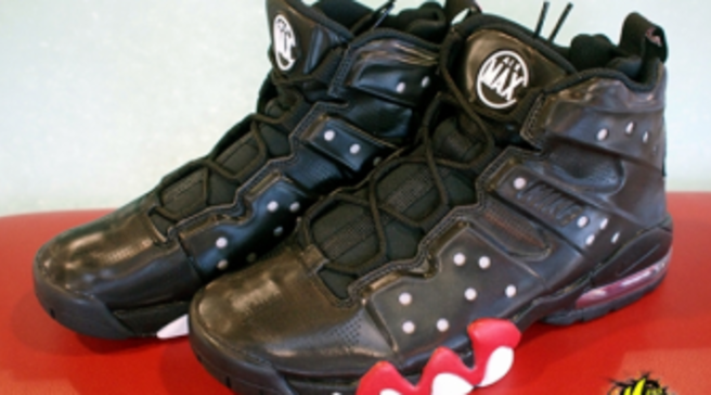 red and black charles barkley shoes