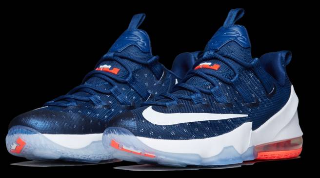 lebron 13 blue and orange