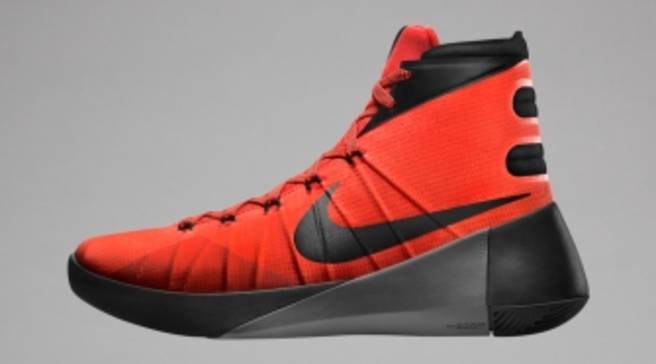 Nike Hyperdunk 2015 Bright Crimson Black Dark Grey Nike Sole Collector