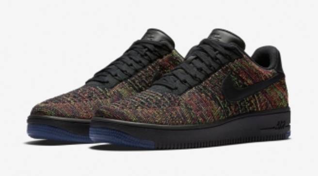 nike air force 1 flyknit multicolor low