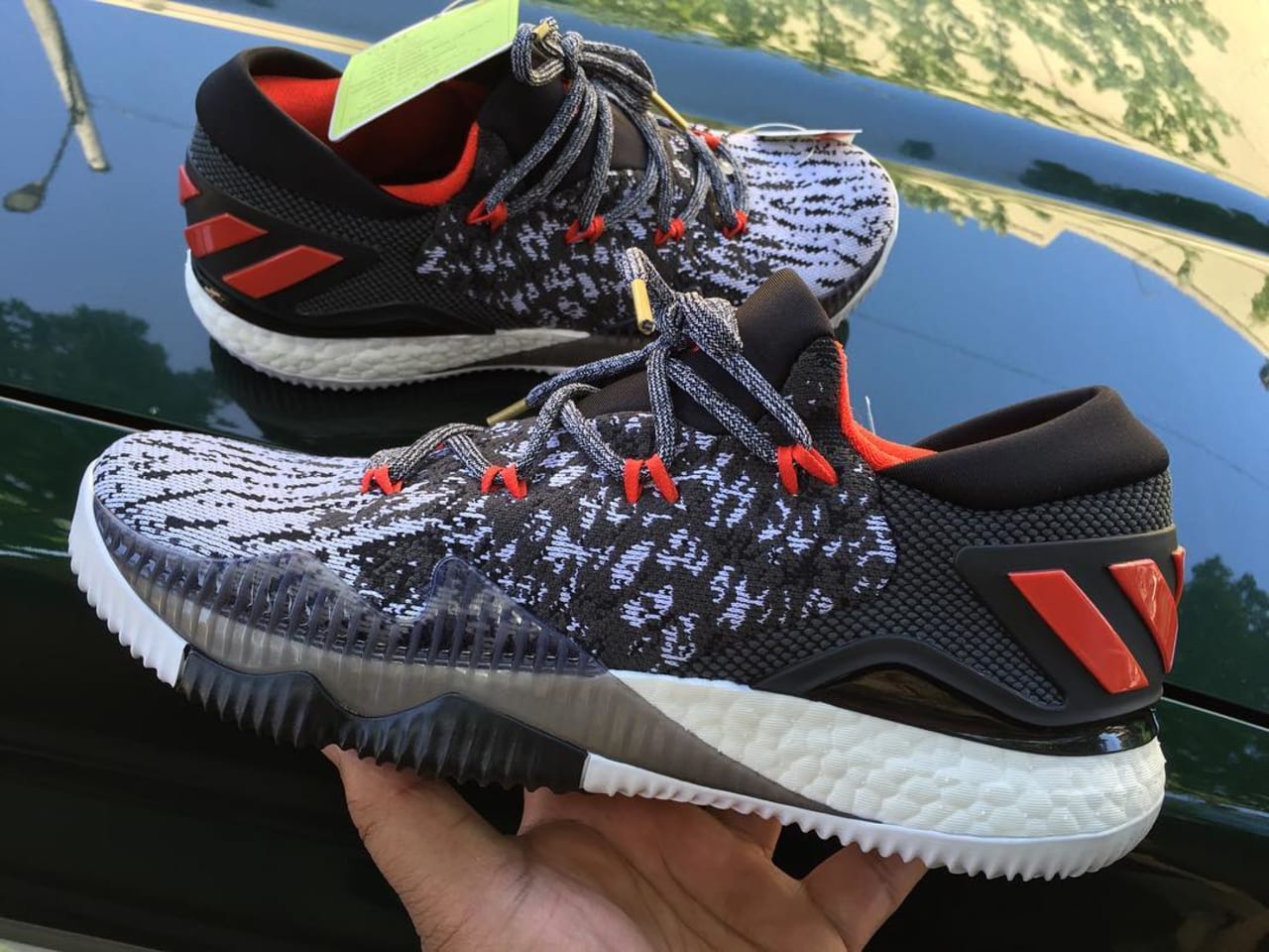 adidas Boost Low Black/Red Sole Collector