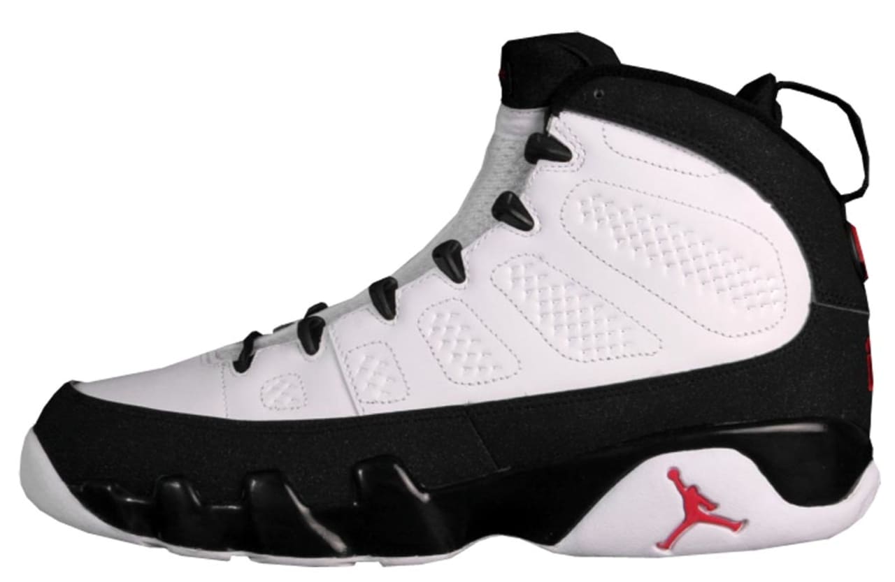red black and white 9s