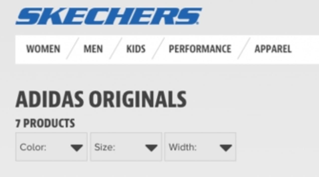 skechers vs adidas size