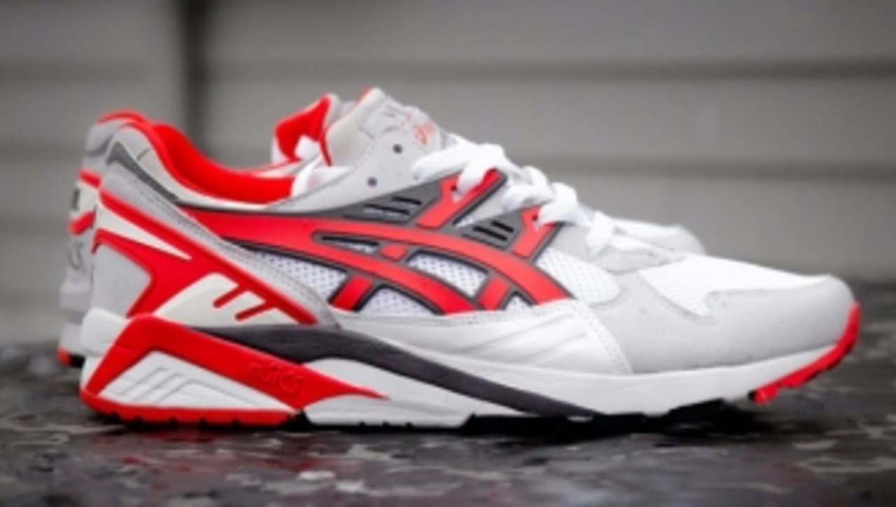 asics gel kayano trainer red