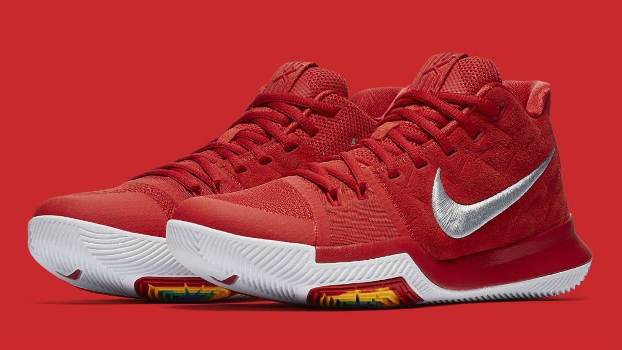 all red kyrie 3
