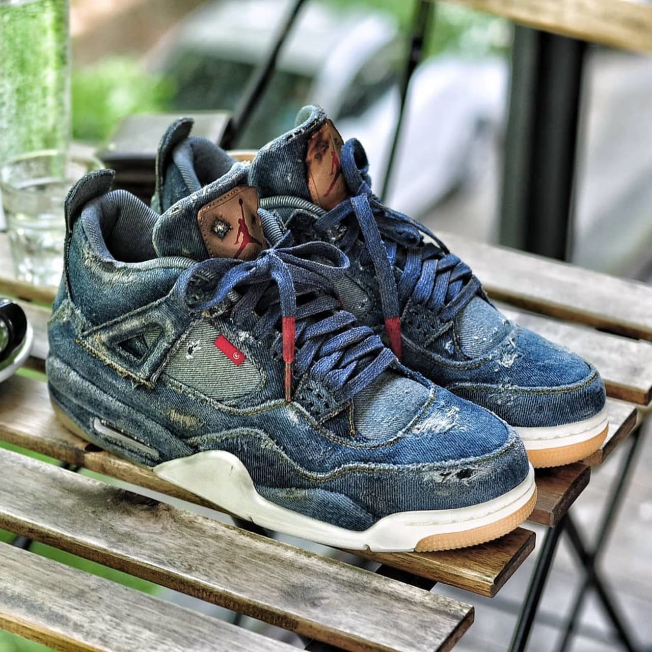 black levi jordan 4 distressed