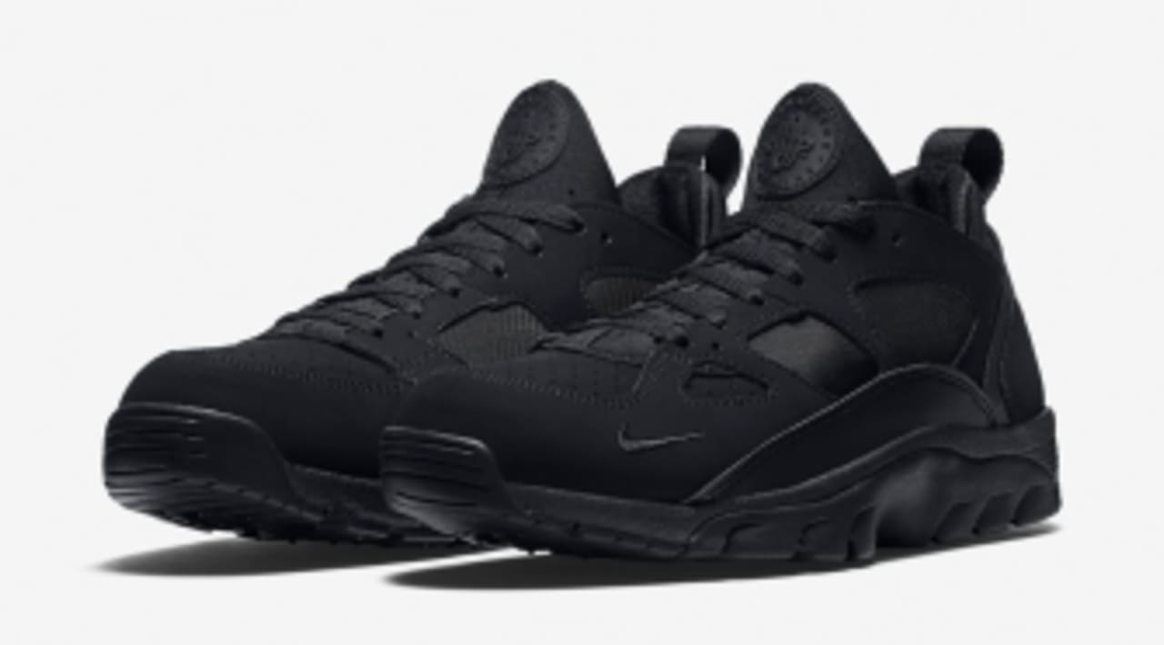 nike huarache low black