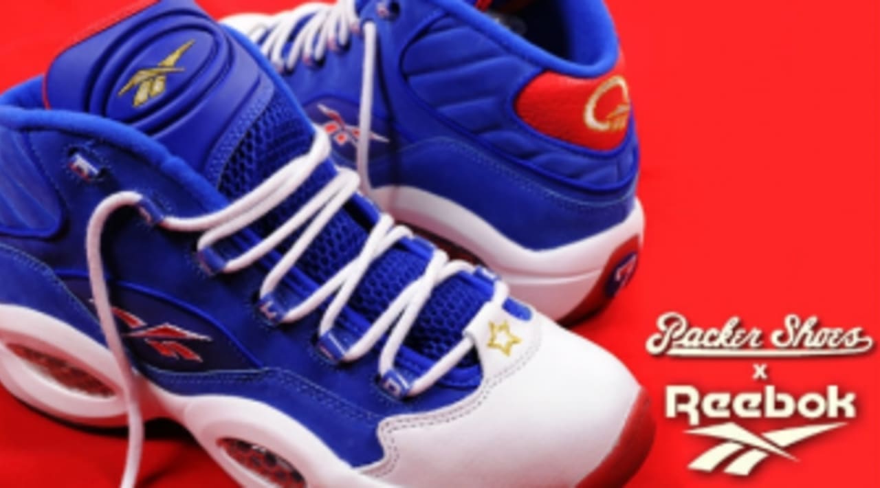 packer shoes reebok question red