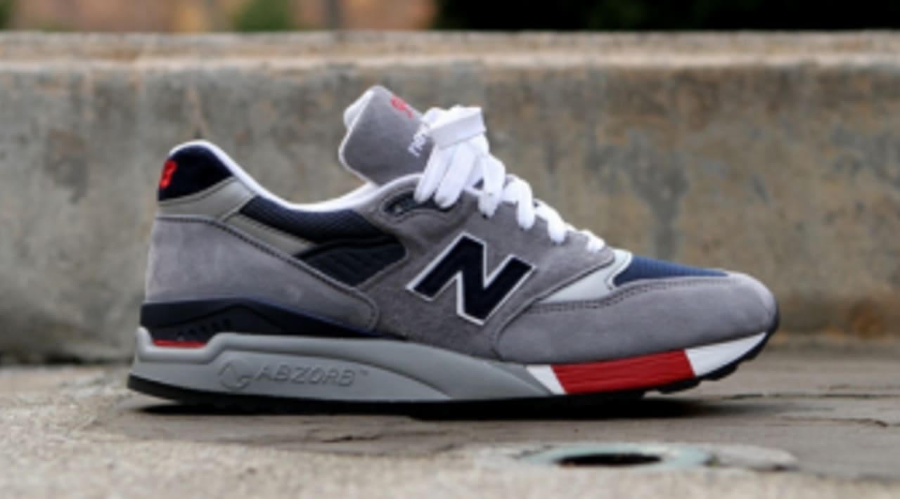 New Balance 998 - Grey/Navy/Red | Sole 