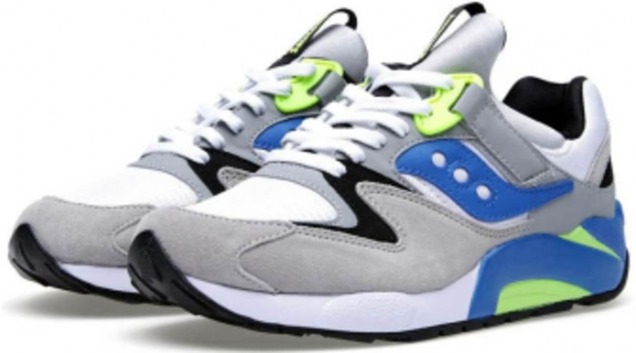 saucony grid 9000 black and blue