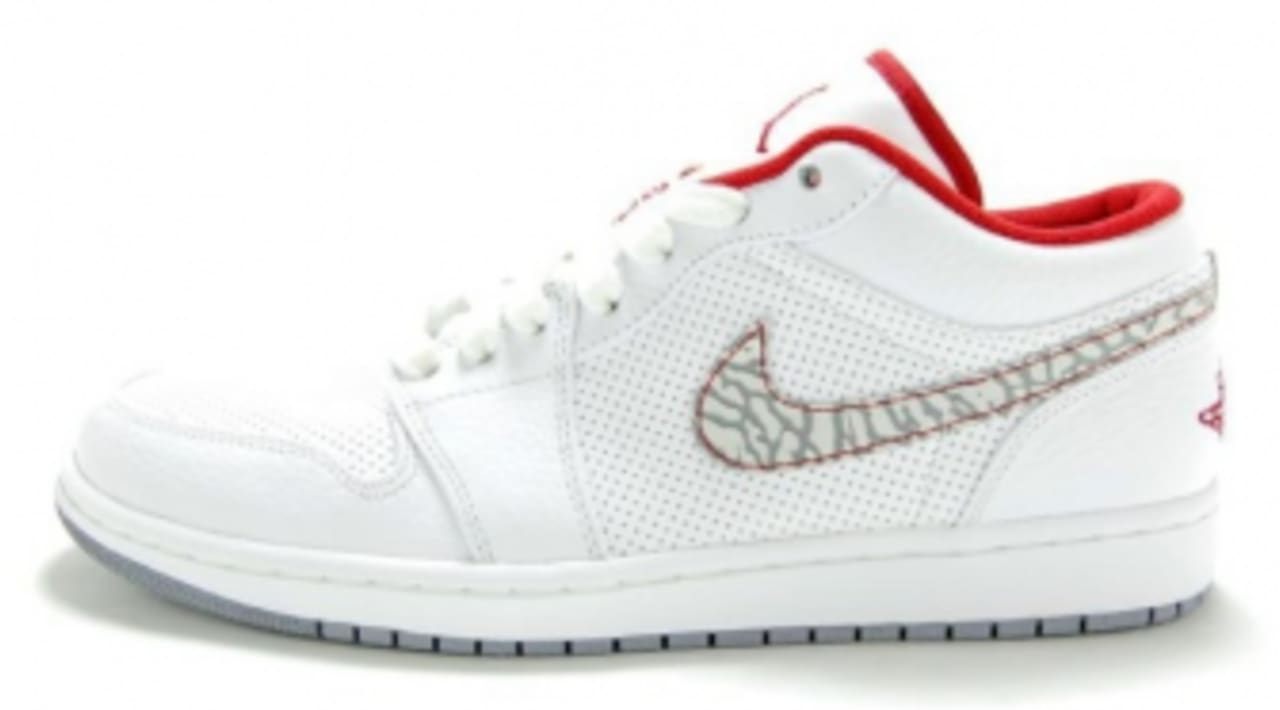 Air Jordan 1 Phat Low - White/Varsity Red-Cement Grey | Sole Collector