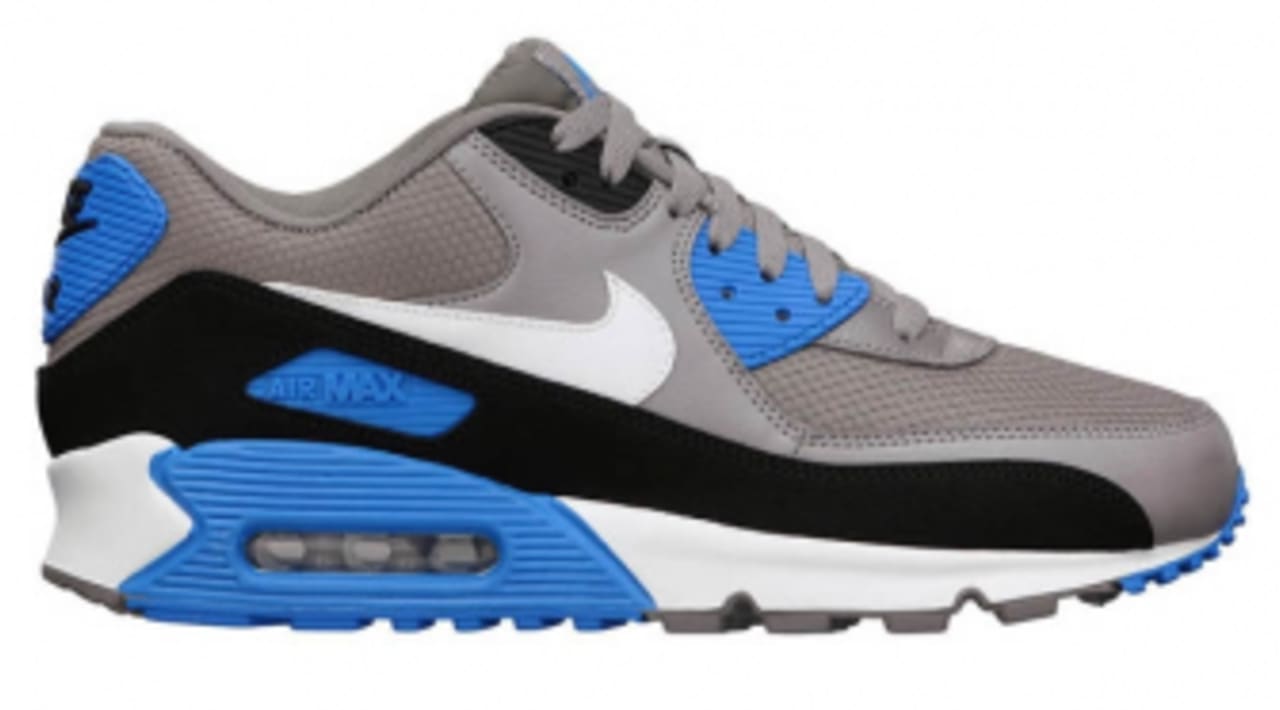 blue and gray nikes