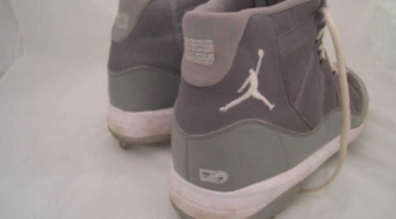 jordan 11 cleats cool grey