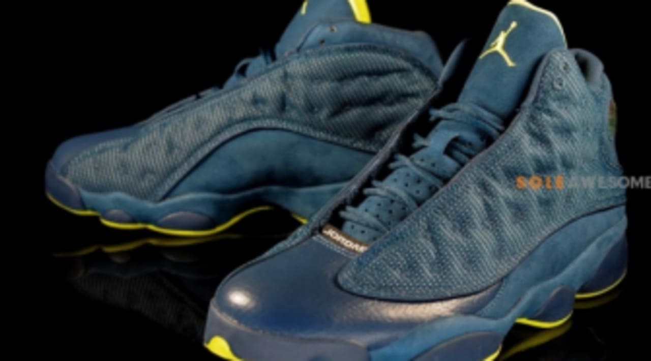blue and yellow 13s