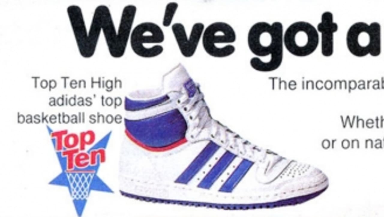 Vintage Ad: adidas Top Ten | Sole Collector