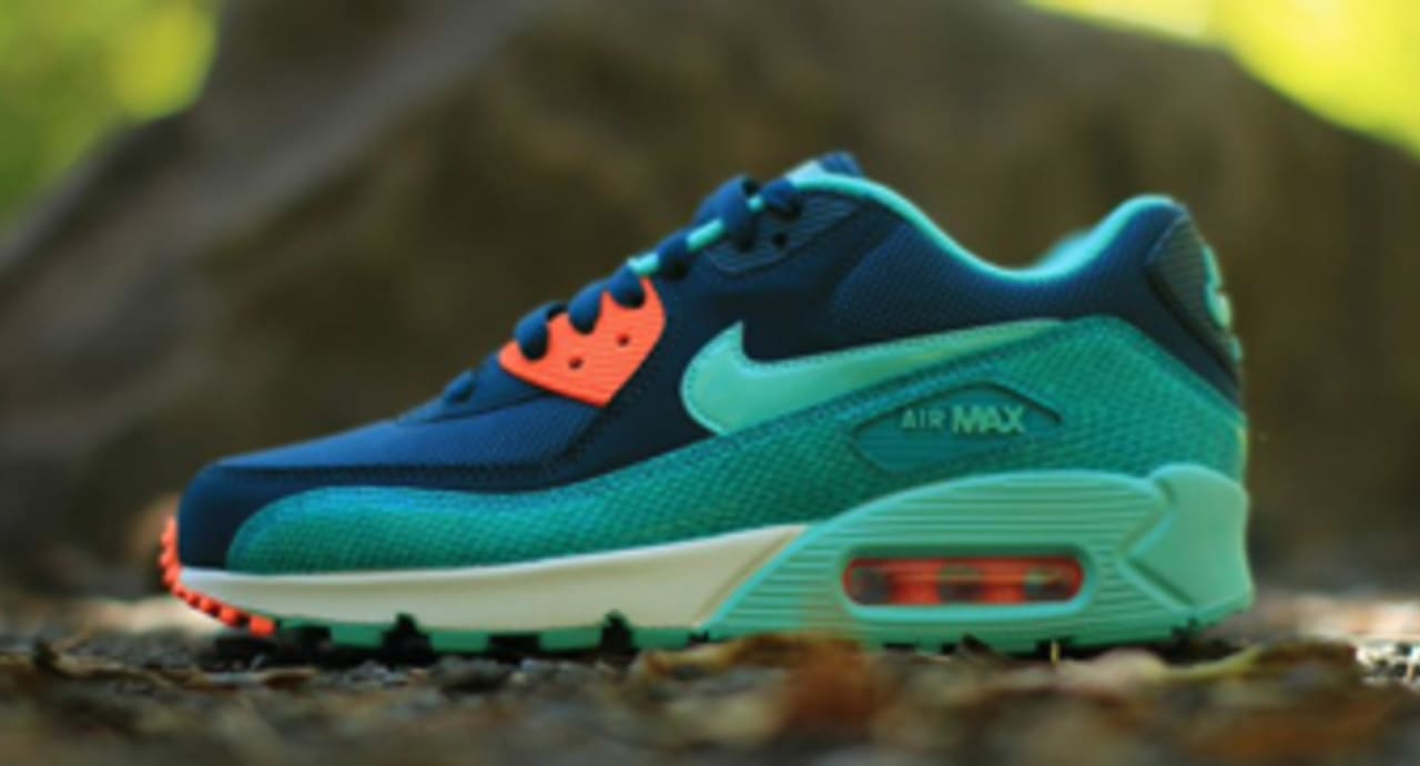 all blue air max 90s